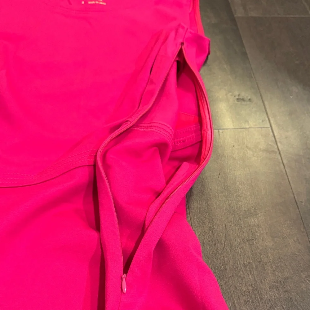 Kate Spade Pink Scallop Fit & Flare Dress Small Open Back Cocktail Mini